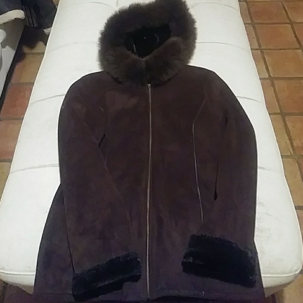 Faux Suade Jacket